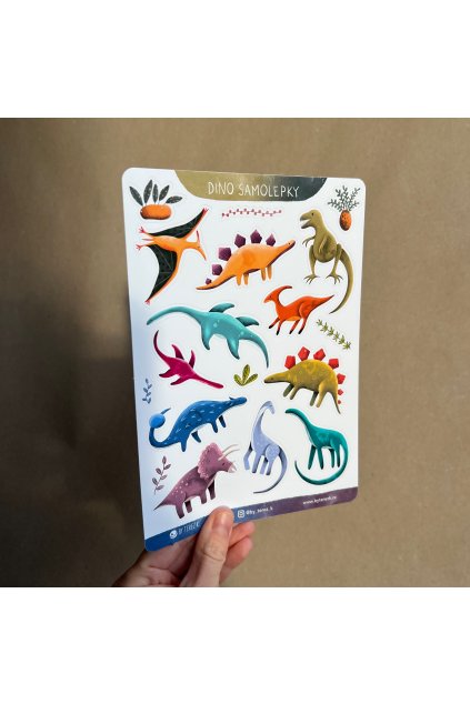 Dino samolepky arch