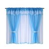37 Voálová kusová záclona s závěsem Alena modrá 400x150 cm