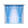 37 Voálová kusová záclona s závěsem Alena modrá 400x150 cm