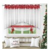 Sada záclon s vánočním motivem Christmas 400x120 cm