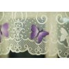Hotová oblouková záclona Motýl fialová 300x120 cm
