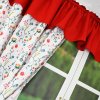 Sada hotových záclon Nathalie červená 400x160 cm