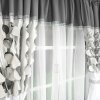 Sada záclon se závěsem L484, šedá