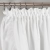 Dekorační závěsy s řasící páskou Canberra - bílá 145x160 cm (cena za 2 ks)