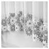 Záclona LG 443 s šedo-bílou krajkou 400x160 cm