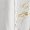 Sametový závěs na pásce L 786 bílý/zlatý, 140x250 cm (cena za 1 kus)