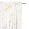 Sametový závěs na pásce L 786 bílý/zlatý, 140x250 cm (cena za 1 kus)