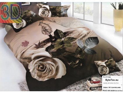 Luxusní prošívaný přehoz na postel Purple Flower, 220x240 cm