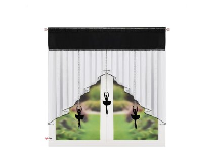 Dekorační záclona Dancina 140x130 cm