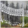 Dekorační krátká záclona s řasící páskou LG 208 WB 300x95 cm