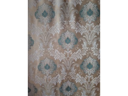 Luxusní zavěsová látka tyrkys výška 280 cm