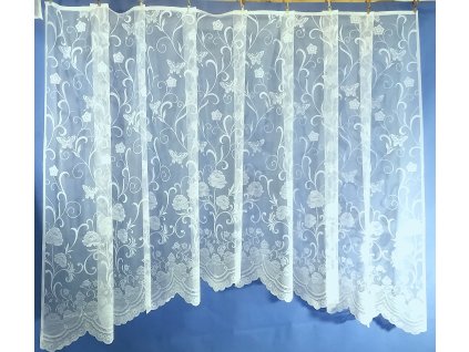 Hotová oblouková záclona Ilona