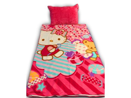 POVLEČENÍ MIKROPLYŠ DO DĚTSKÉ POSTÝLKY HELLO KITTY