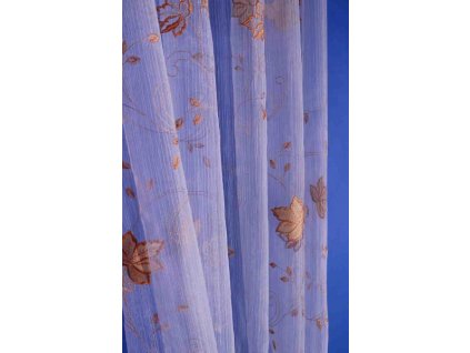 Voálová vyšivana záclona PLK-07  280cm