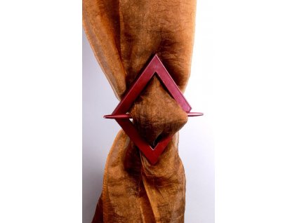 ORGANZA HNĚDÁ  VÝŠKA 280cm