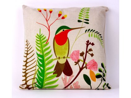 POVLAK NA POLSTÁŘ LUXURY STYL PTÁČEK> 45X45cm