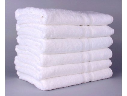 Hotelové ručníky bílé  50x100