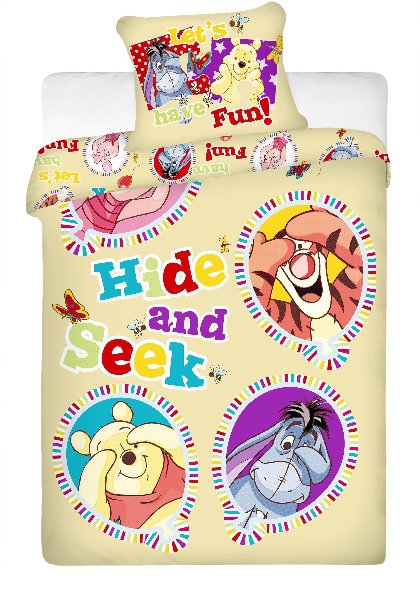 Jerry Fabrics Povlečení Disney Winnie Pooh balloon 140x200,70x90