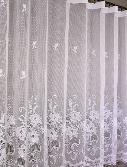 Metrážová žakarová záclona Velikost: výška 120 cm Metrážová žakarová záclona