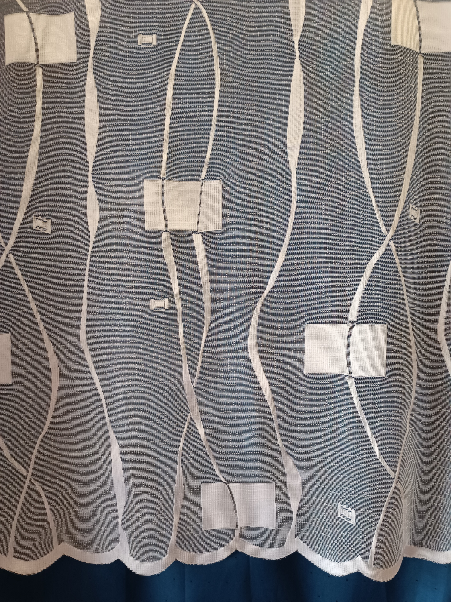 Metrážová žakarová záclona Velikost: výška 120 cm Metrážová žakarová záclona