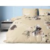 39976 4 aaryans bavlnene povleceni moderni kvety bezove 140x200 70x90 cm