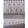 Bytovyshop Vitrážková záclona Levandule s pruhy