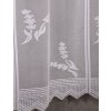 Bytovyshop Vitrážková záclona Levandule bílá jemná