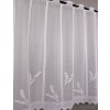 Bytovyshop Vitrážková záclona Levandule bílá jemná