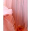 Organza meruňková  VÝŠKA 280cm