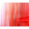 ORGANZA ČERVENO-ORANŽOVÁ  280cm