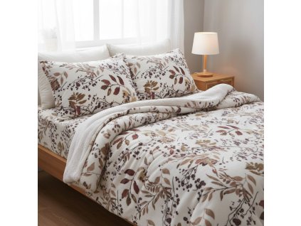 Mikroflanelové povlečení Větvičky