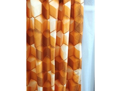 Dekorační látka Medové kostky