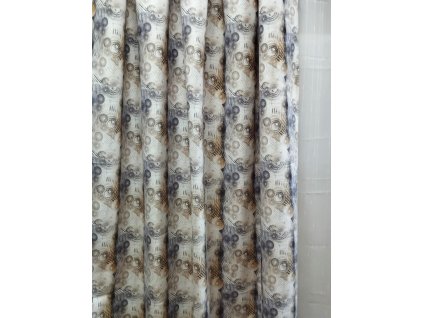 Dekorační látka Tanec bublin béžová