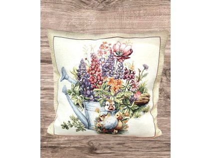 Dekorační povlak gobelín Květiny