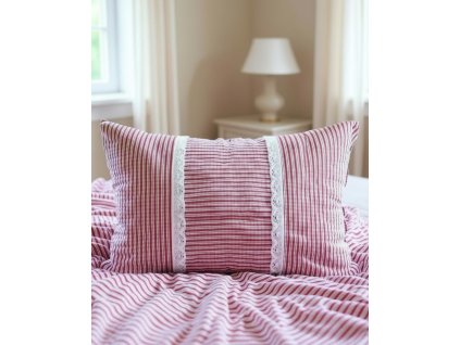 Krepové povlečení Erika s krajkou