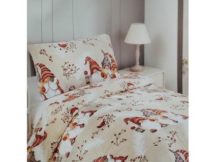 Mikroflanelové povlečení Trpaslíci