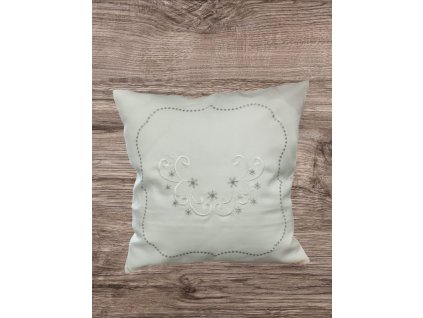 Jednobarevný vánoční povlak