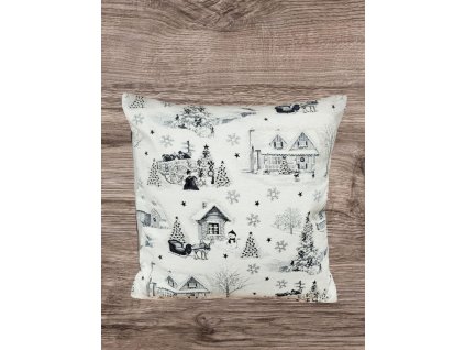 Gobelínový povlak Vesnička