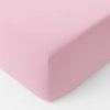Jersey napínací prostěradlo - sv.růžové
