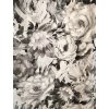 Dekorační látka Stíny růží šedé
