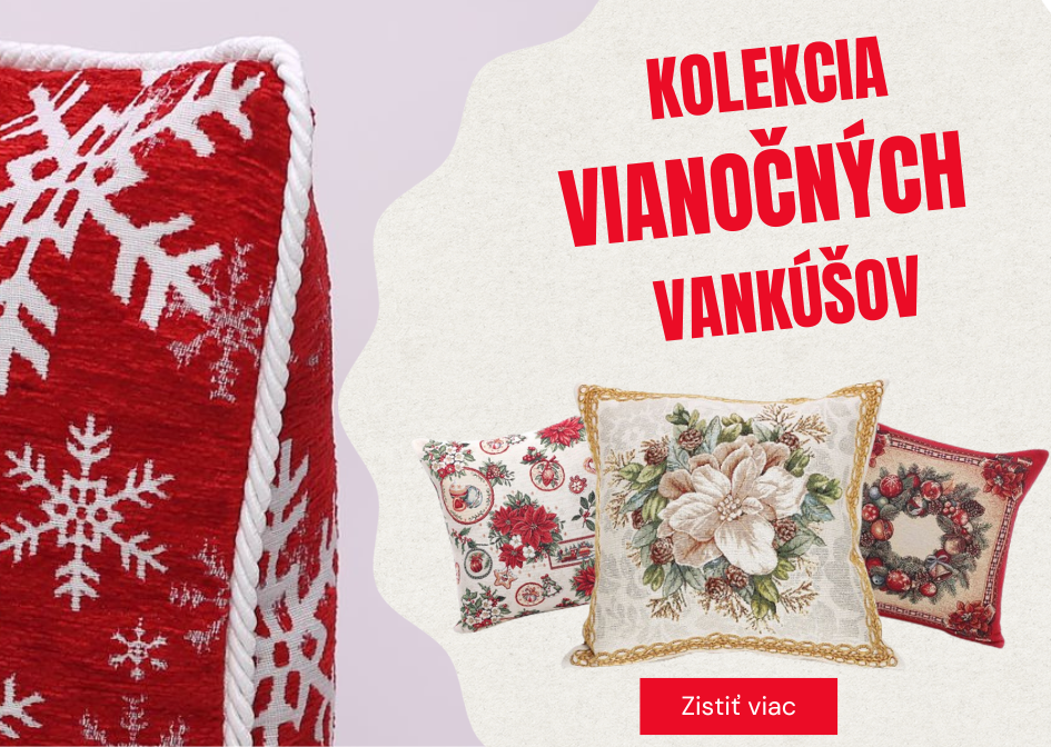 vianočné vankúše