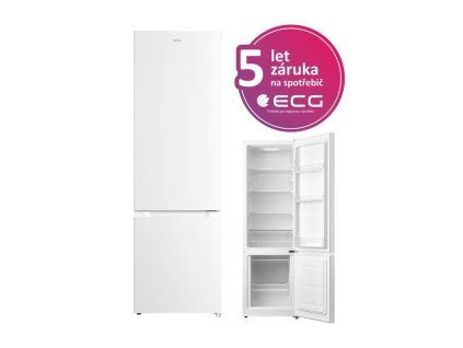 Chladnička s mrazničkou dole ECG ERB 21732 WE