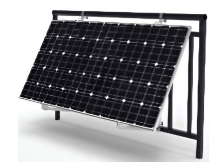 Balkónová konštrukcia s dvojitým nastavením pre montáž solárnych panelov 20°-50° (TYP2)