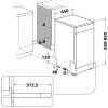 WSFO3O34PFX umývačka riadu WHIRLPOOL
