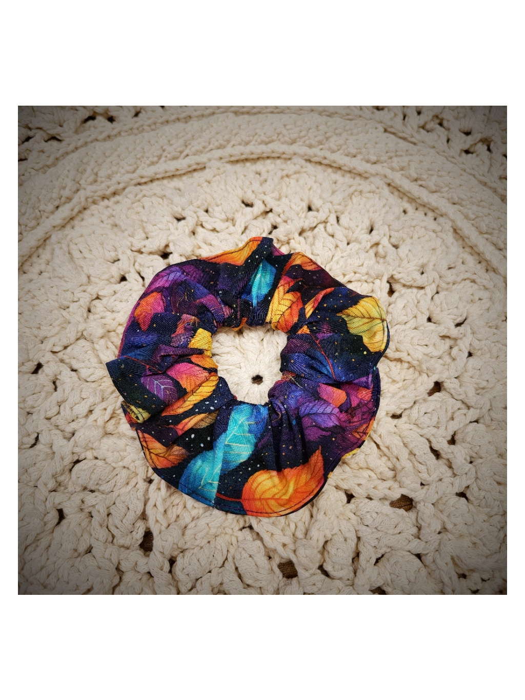 Scrunchie - podzimní lístečky