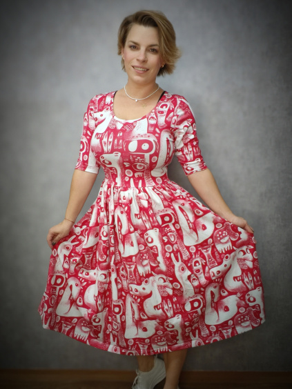 BeDarcy´s šaty - scandi dino