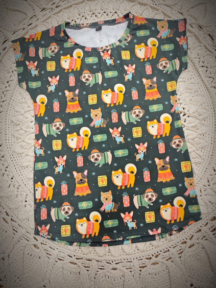 JustWow tričko - vánoční pejsci