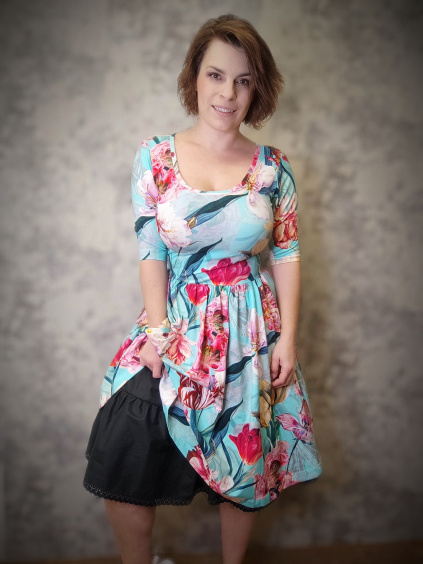 Spodnička bavlněná - černá