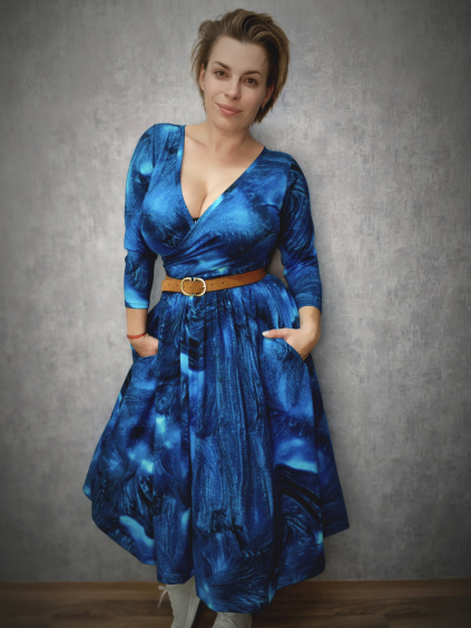 Šaty BeDiva prodloužené - aurora