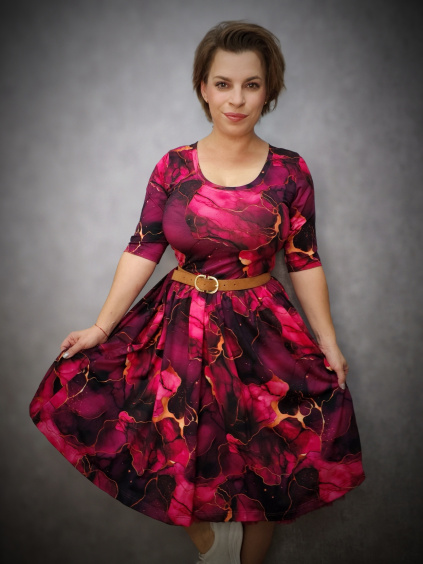 Šaty BeChic+ - Merlot